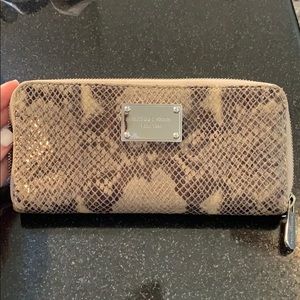 Michael Kors snake skin wallet